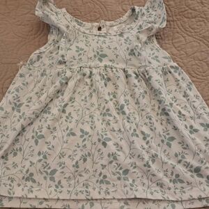 Tahari Kids Dress - Cream and Green Floral